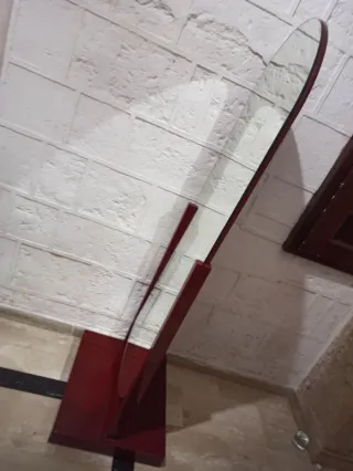 Specchio da terra figura intera legno laccato con