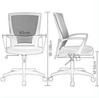 Sedia da ufficio ergonomica nera