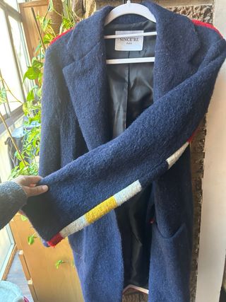 Abrigo Sincere Azul Multicolor Talla Única