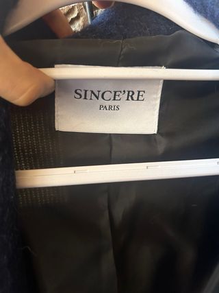 Abrigo Sincere Azul Multicolor Talla Única