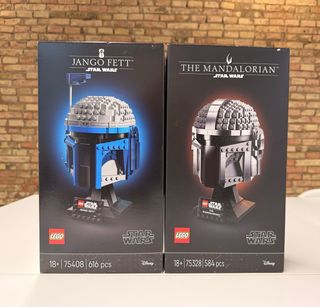 LEGO Star Wars Cascos Jango Fett y Mandalorian