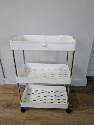 Carro de cocina 3 estantes con ruedas