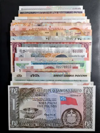 Lotto 21 Banconote Straniere