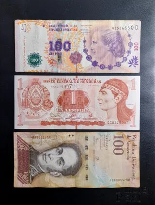 Lotto 21 Banconote Straniere