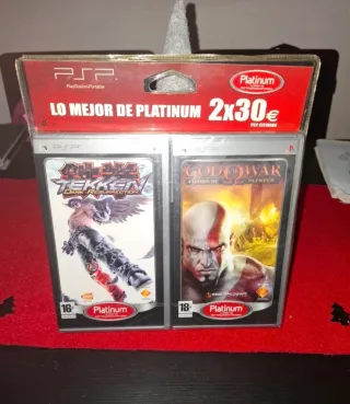 Pack PSP God of War Tekken NUEVO SELLADO BLISTER