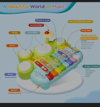 Juguete musical bebé 2-4 años