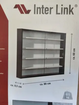 Vitrina Inter Link Negra y Transparente