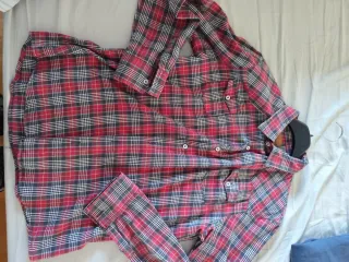 Camicia a quadri rossa