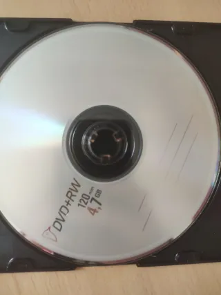 6 DVD+RW vírgenes Auchan 4.7GB 120min