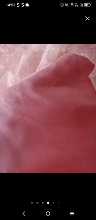 Vestido niña plumeti rosa palo