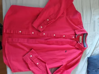 Camicia ragazzo rossa