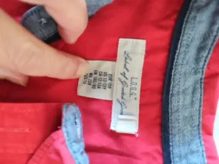 Camicia ragazzo rossa