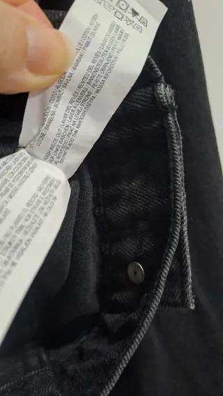 Chaqueta vaquera negra