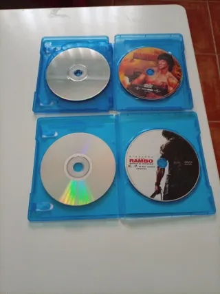 10€ Lote 4 DVD Rambo (Acción/Aventura)