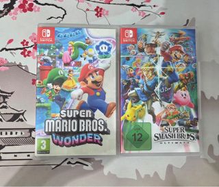 Super Mario Bros Wonder e Smash Bros Ultimate