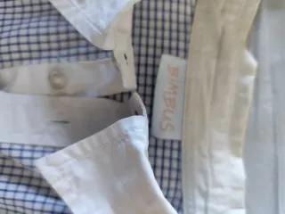 Camicia ragazzo quadri blu e bianchi
