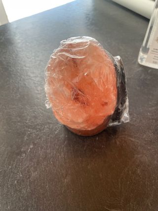 Lampada di sale rosa con ottacco usb