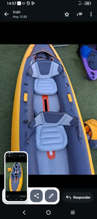 Kayak hinchable