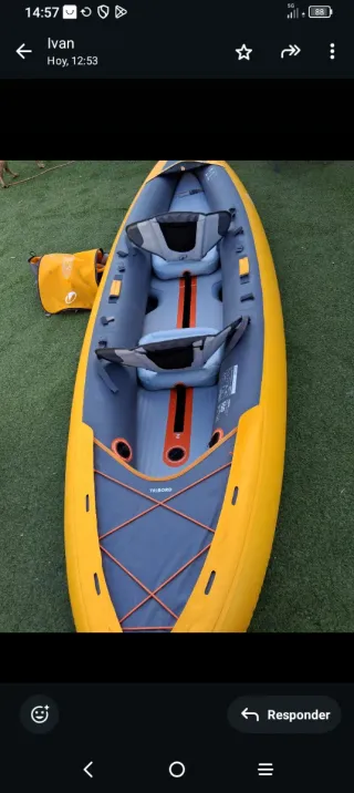 Kayak hinchable