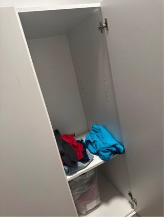 Armario Blanco 3 Puertas con Cajones