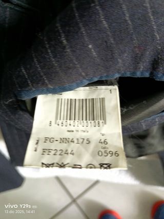 Abito gessato uomo Futuro tg. 46