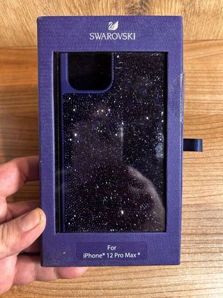 Custodia Swarovski iPhone 12 Pro Max Blu