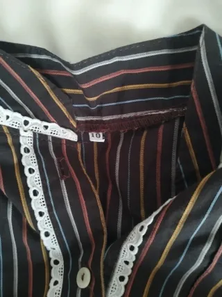 Blusa traje casera talla 10