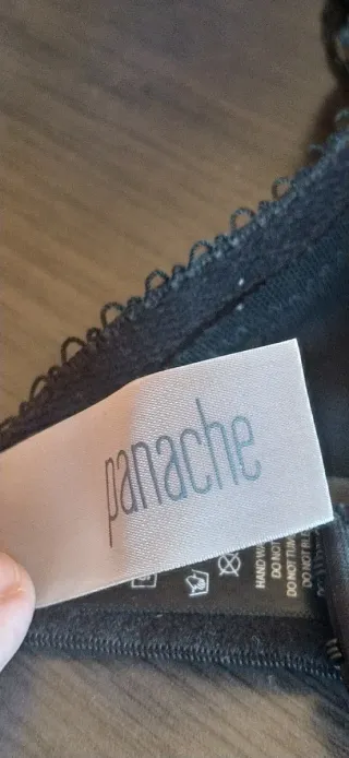 Sujetador negro encaje 90G Panache