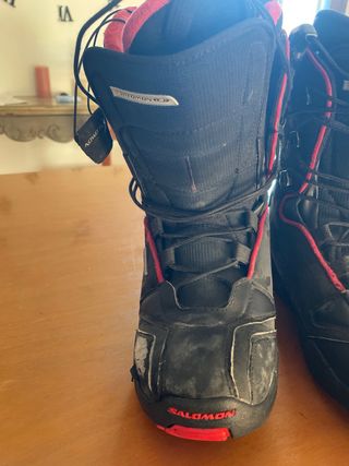 Scarponi Snowboard Salomon Neri Rossi