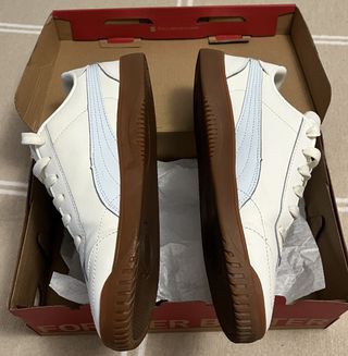 Zapatillas Puma Mujer T39 Blancas y azules