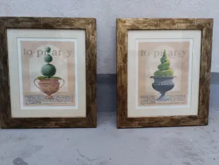 Coppia di quadri decorativi