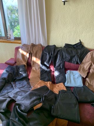 Ropa de piel cuero napa etc