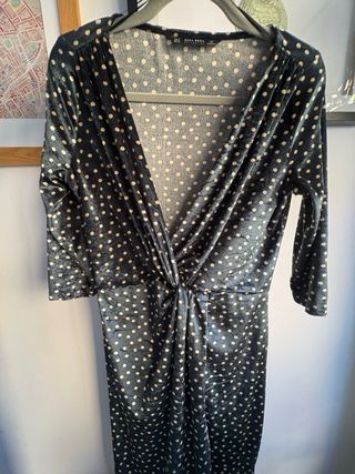 Vestido Zara lunares talla XS