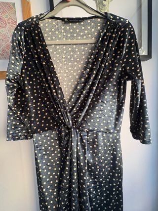 Vestido Zara lunares talla XS