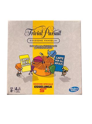 Gioco tavolo Trivial Pursuit famiglia adultu bimbi