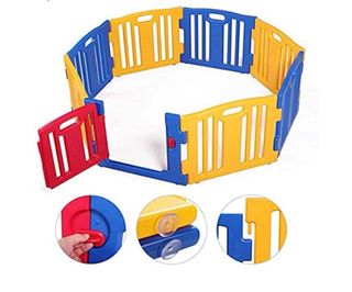 Parque Bebé XXL Star Ibaby + Alfombra puzle