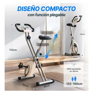 Bicicleta Estática Plegable