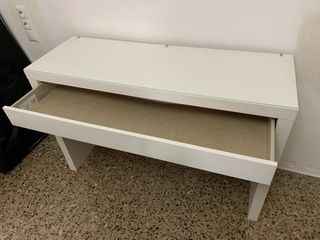Escritorio tocador Ikea blanco cristal