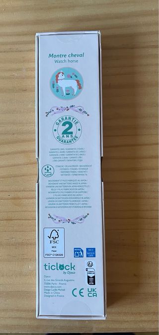 Orologio per bambini unicorno sigillato Ticlock