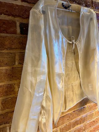 Torera beige transparente -Alberto Sola-