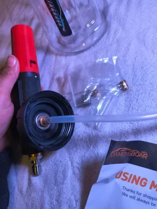 Cañón de espuma para hidrolimpiadora