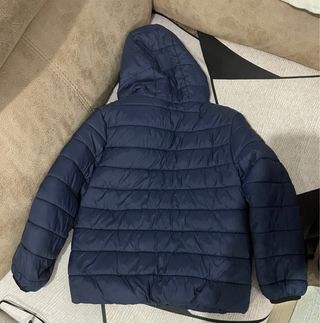 Chaqueta niño azul acolchada