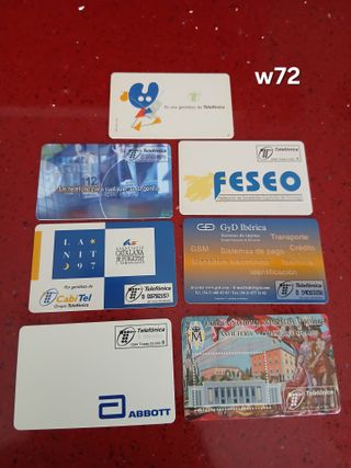 7 Carte Telefoniche Spagna