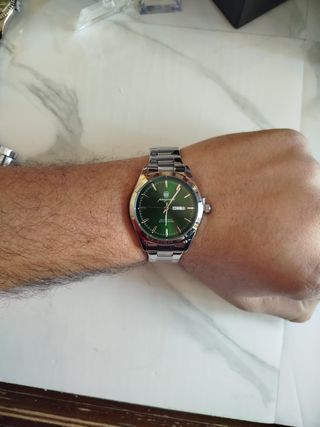 Reloj Oyster Verde 40mm Acero Inoxidable