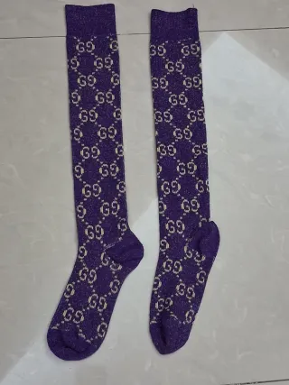 Calzini Gucci Viola Taglia Unica