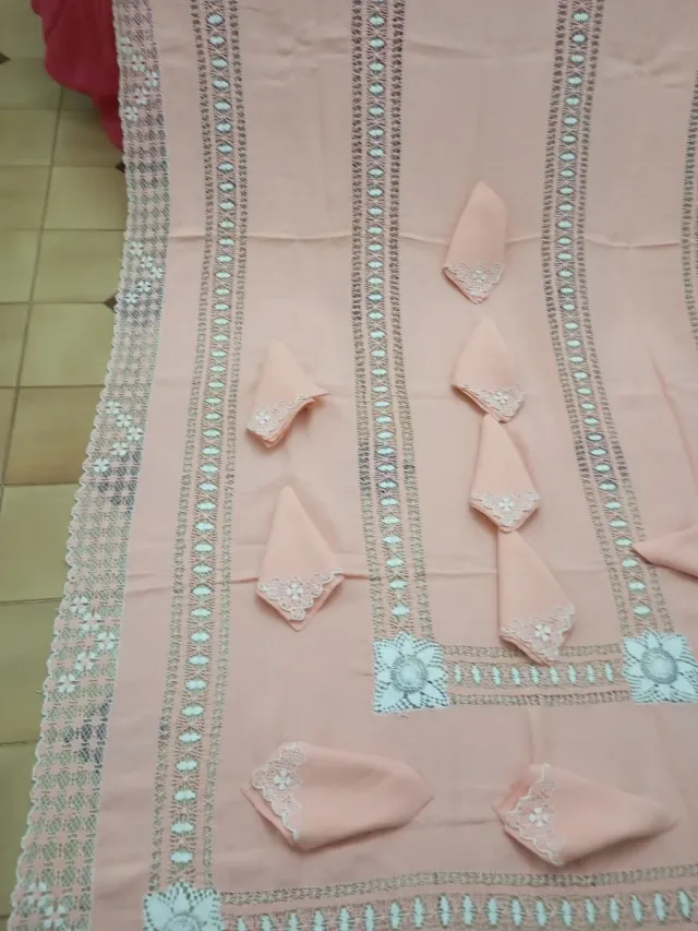 Mantelería canaria casa de los balcones