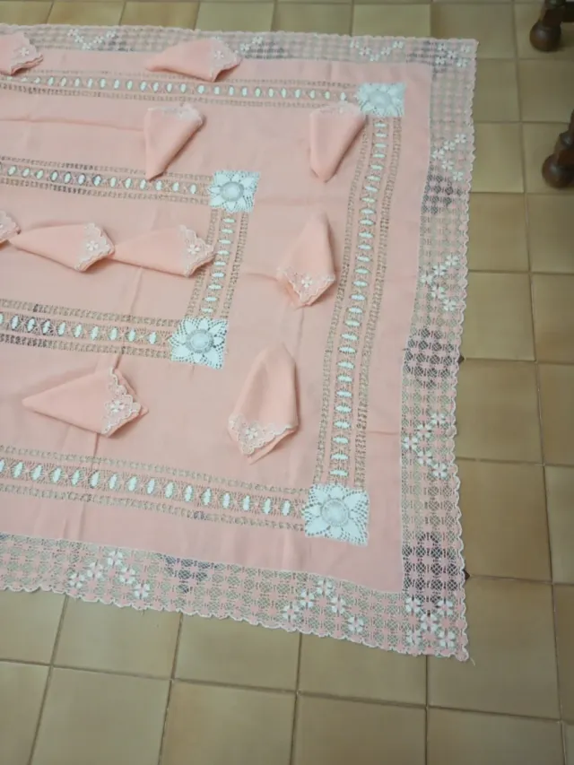 Mantelería canaria casa de los balcones