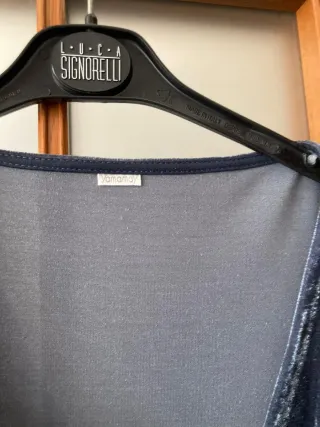 Vestito velluto donna elasticizzato