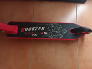 Patinete Bestial Wolf Rojo y Negro