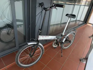 Bicicleta Plegable Monty F-19 Plata
